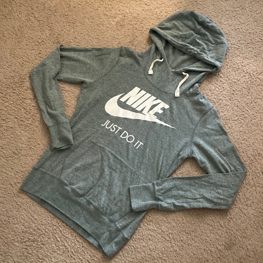Light Green Knit Nike Hoodie